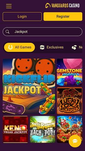Vanguards Casino Mobile Jackpot