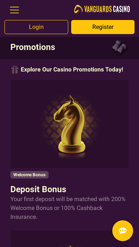Vanguards Casino Mobile Promotions