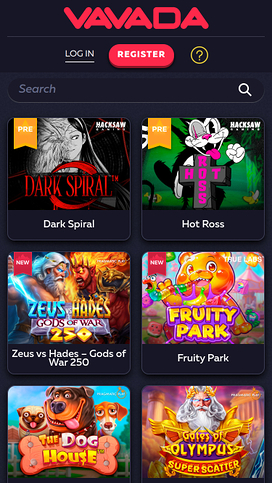 Vavada Casino Mobile Games