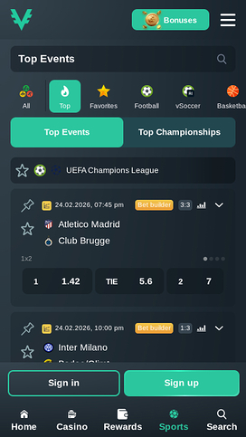 Vave Casino Mobile Sports