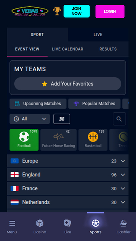 Vegas Mobile Casino Mobile Sports