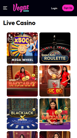 Vegas Wins Casino Mobile Live Dealer