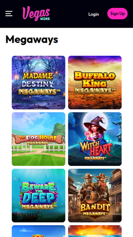 Vegas Wins Casino Mobile Megaways