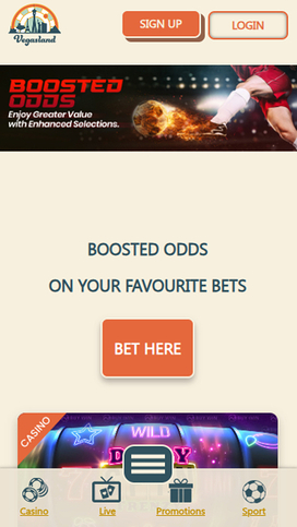 VegasLand Casino Mobile Promotions