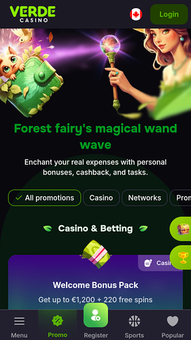 Verde Casino Mobile Promotions