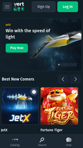 Vertbet Casino Mobile Games
