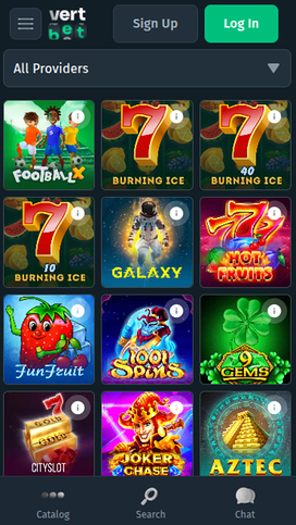 Vertbet Casino Mobile Jackpot