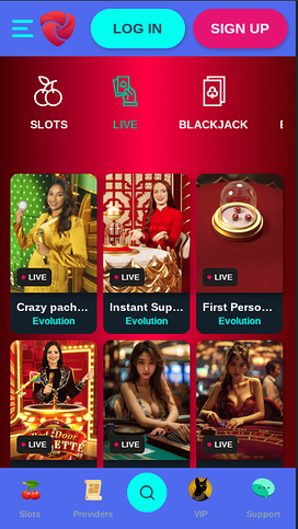 Vesper Casino Mobile Live Dealer