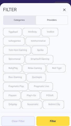 VibroBet Casino Game Developers