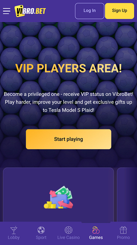 VibroBet Casino VIP Program