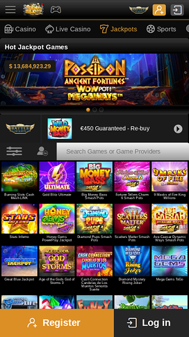 Videoslots Casino mobiljackpott