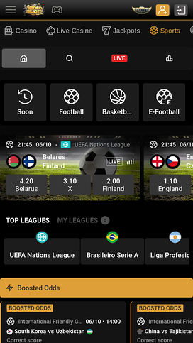 Videoslots Casino Mobil Sport