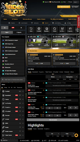 Videoslots Casino Mobile Sports