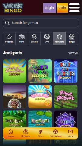 Viking Bingo Casino Mobile Jackpot