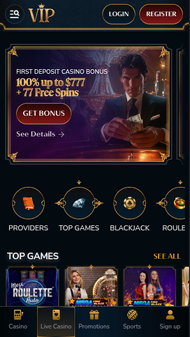 VIP Casino Mobile Live Dealer
