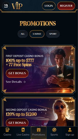 VIP Casino Mobile Promotions