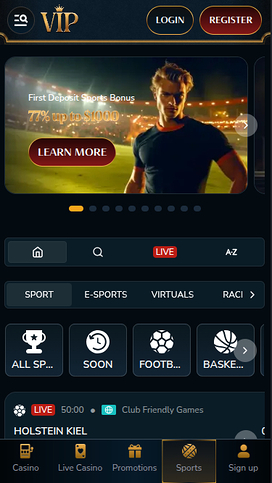 VIP Casino Mobile Sports