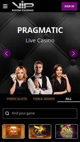 VIP Room Casino Mobile Games