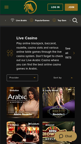 VipArabClub Casino Mobile Live Dealer