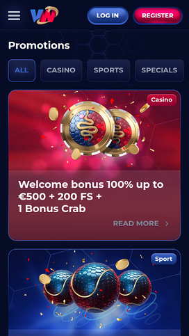 ViperWin Casino Mobile Promotions