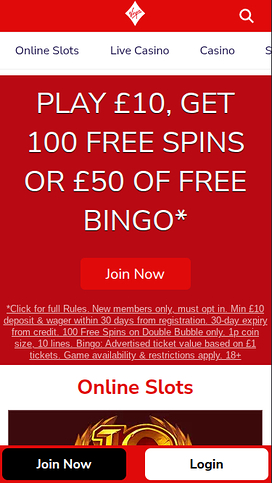 Virgin Games Casino Mobile Games