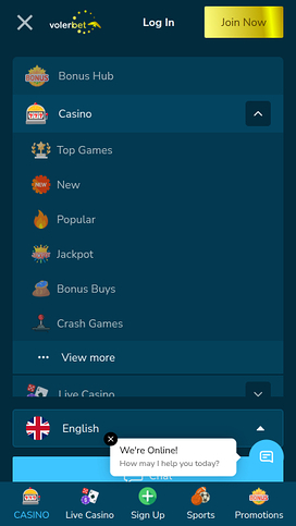 Volerbet Casino Mobile Games
