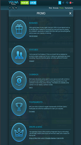 Volna Casino Mobile Promotions
