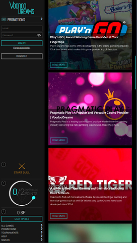 VoodooDreams Casino Mobile Game Developers