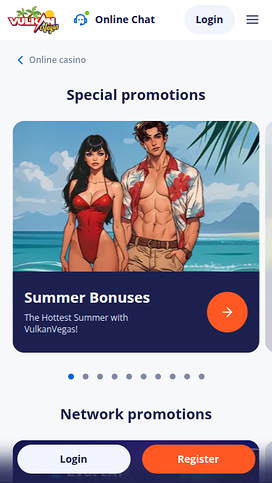 VulkanVegas Casino Mobile Promotions
