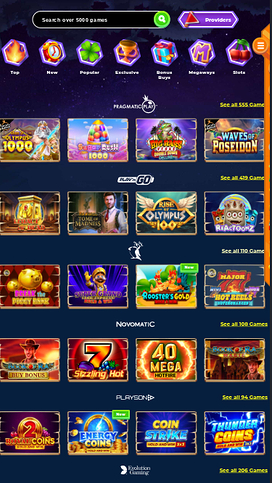 Wazamba Casino Mobile Game Developers