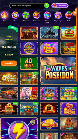 Wazamba Casino Mobile Games