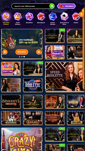Wazamba Casino Mobile Live Dealer