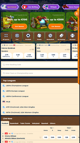 Wazamba Casino Mobile Sports