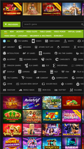 WCasino online game developers mobile