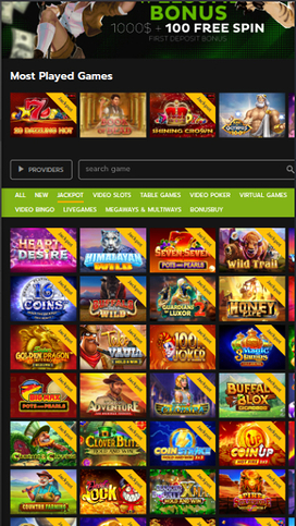 WCasino Online Mobile Jackpot
