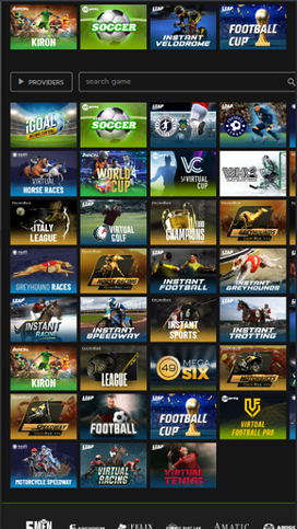 WCasino online virtual sports mobile