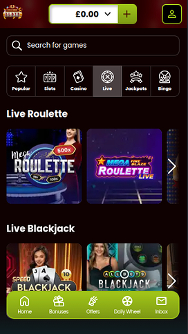 Well Done Slots Casino Live Dealer Mobile