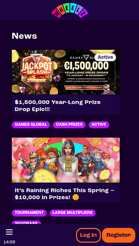 Wheelz Casino Mobile Promotions