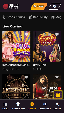 Wild Tokyo Casino Mobile Live Dealer