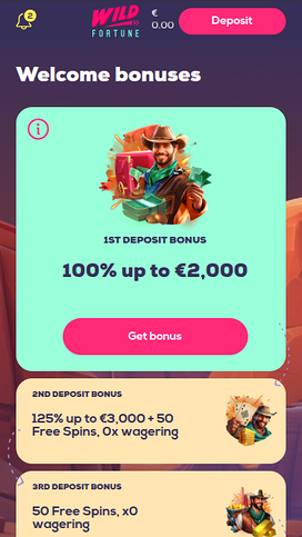 Wildfortune Casino Mobile Promotions