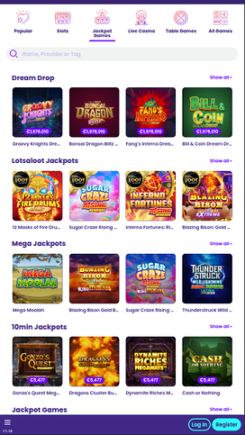 Wildz Casino Mobile Jackpot