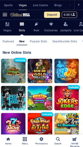 William Hill Casino Mobile Games