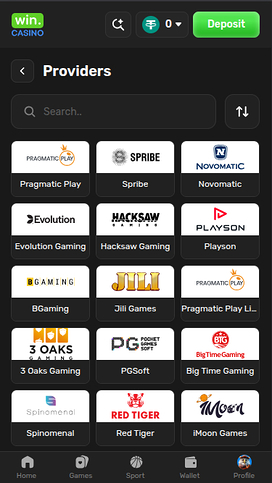 Win Casino Mobile Game Developers