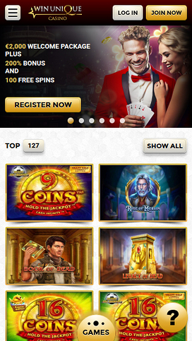 Unique casino bonus