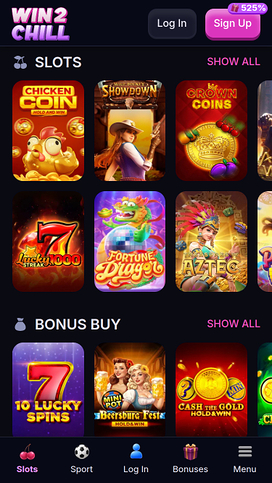Juegos de casino para móviles Win2chill