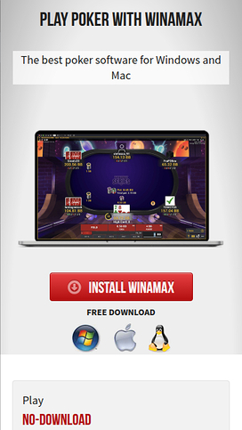 Winamax Mobile Install