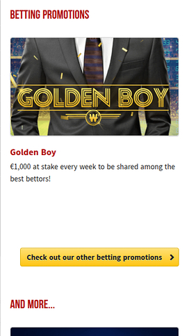 Winamax Mobile Promotions