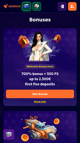 Winarius Casino Mobile Promotions