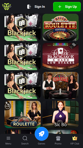 WinCraft Casino Mobile Live Dealer