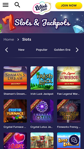 Wink Slots Casino Mobile Jackpot